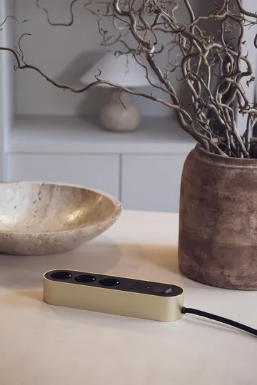 Edgar Power Bar grenuttak - Satin brass - Palette