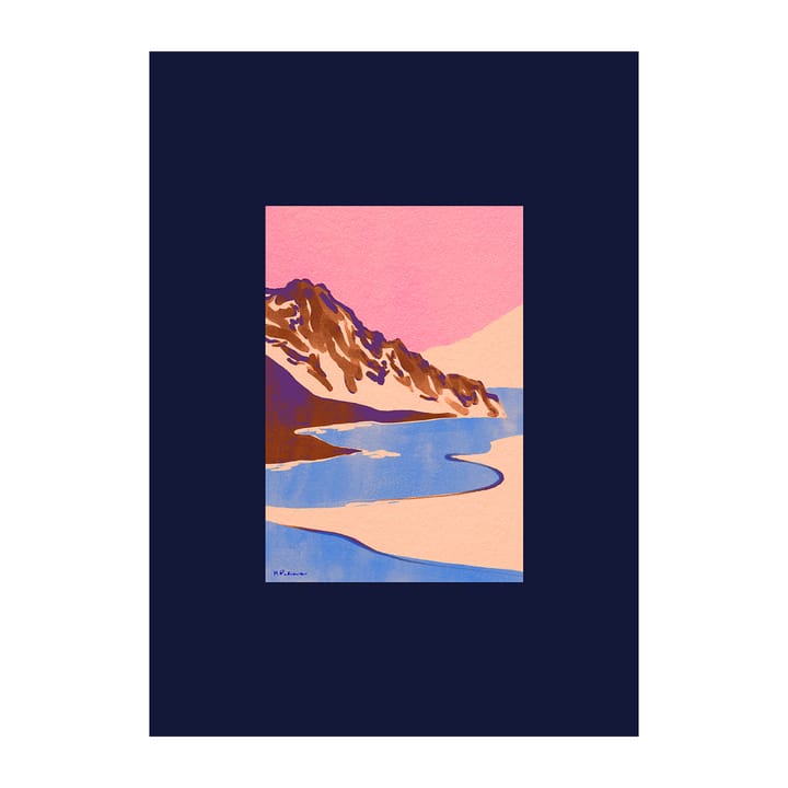 Blue Landscape plakat, 50 x 70 cm Paper Collective