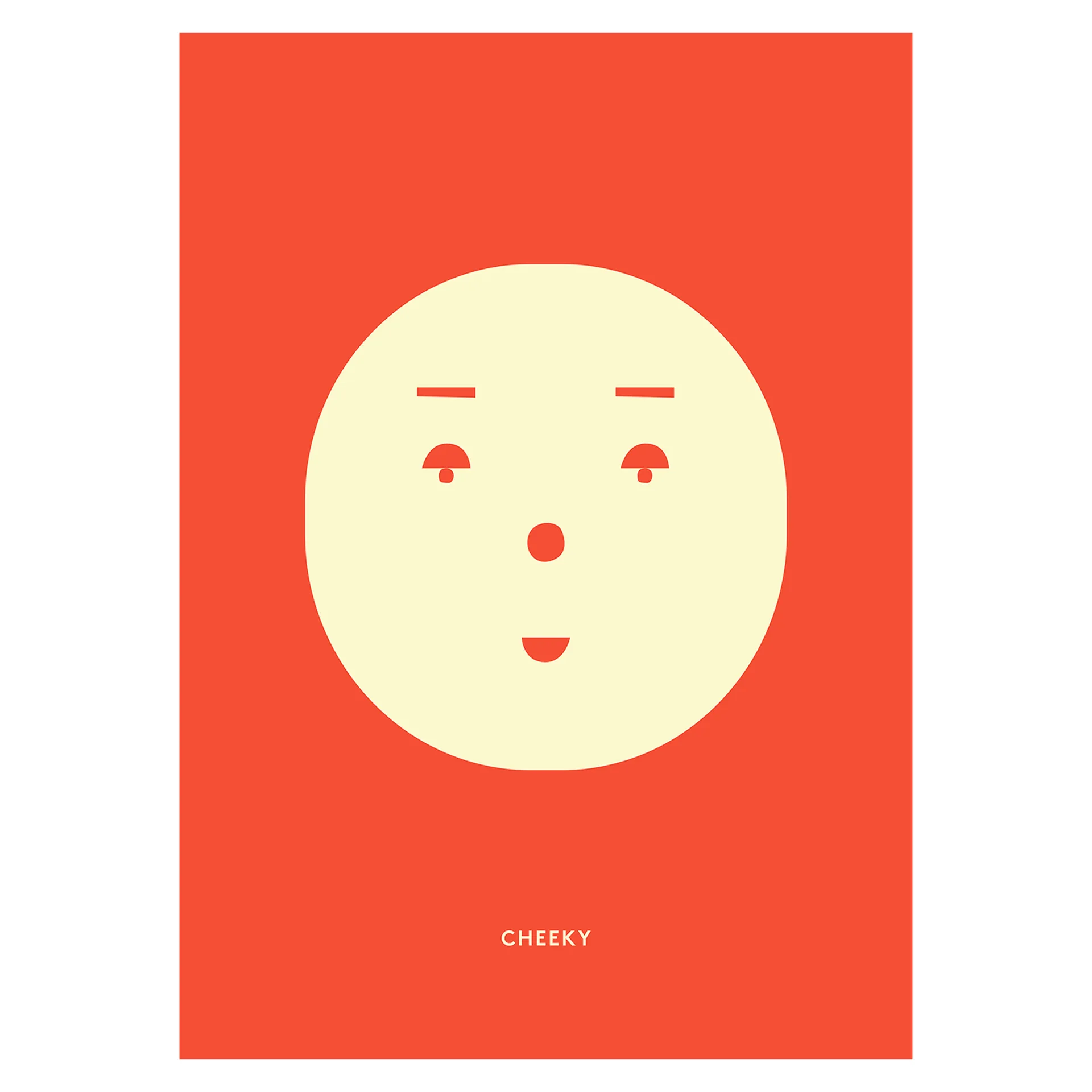 Cheeky Feeling plakat, 30 x 40 cm Paper Collective