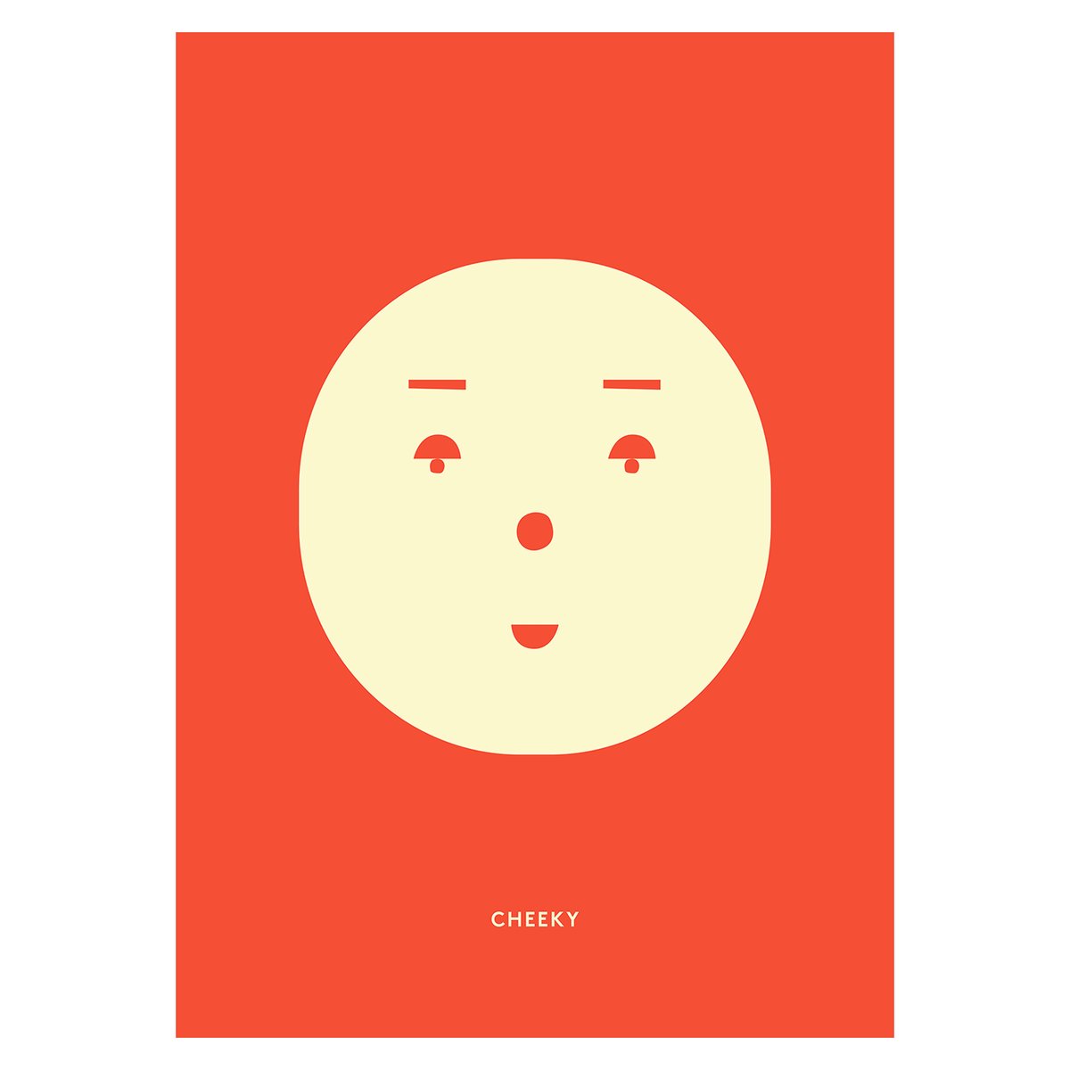 Paper Collective Cheeky Feeling plakat 30 x 40 cm