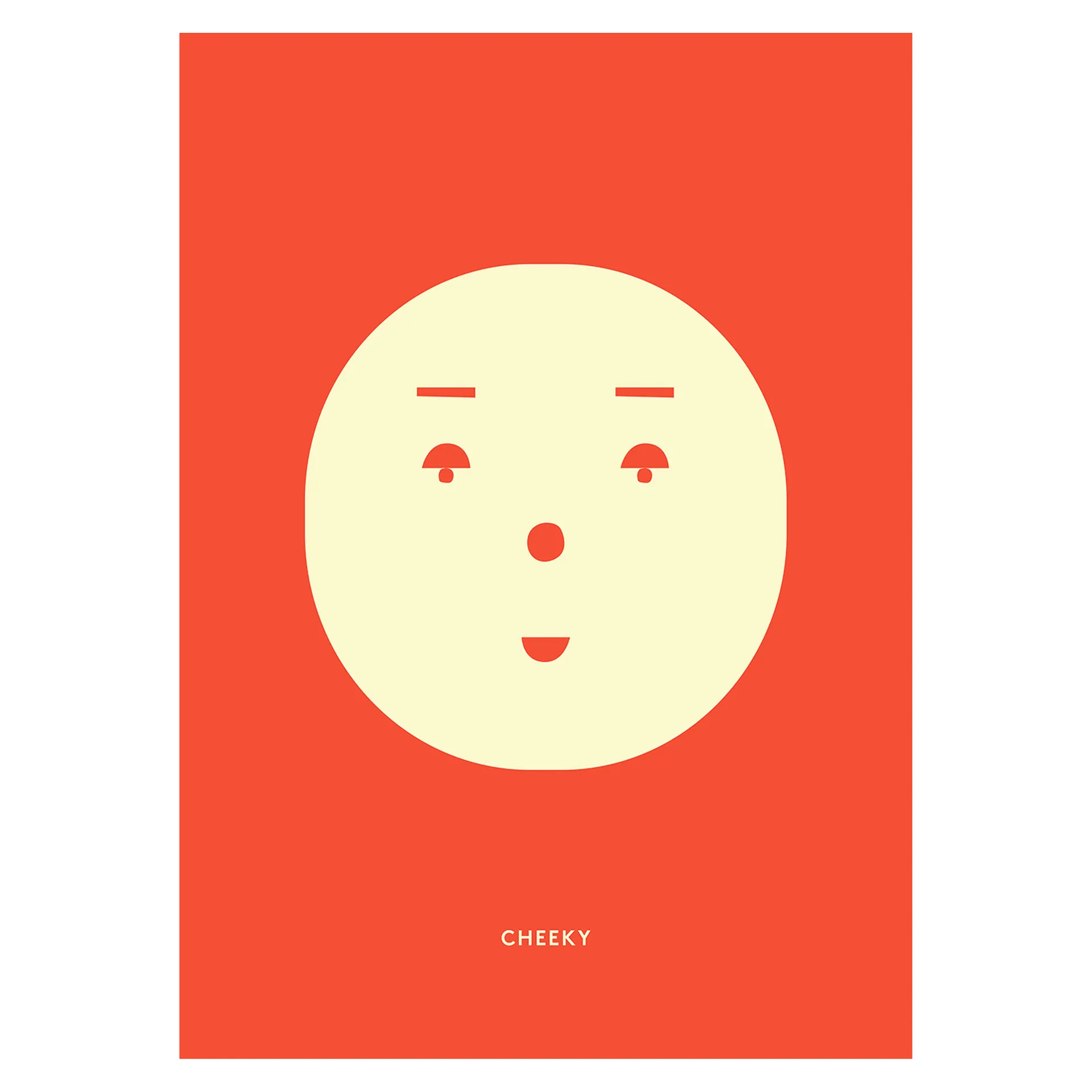 Cheeky Feeling plakat, 50 x 70 cm Paper Collective
