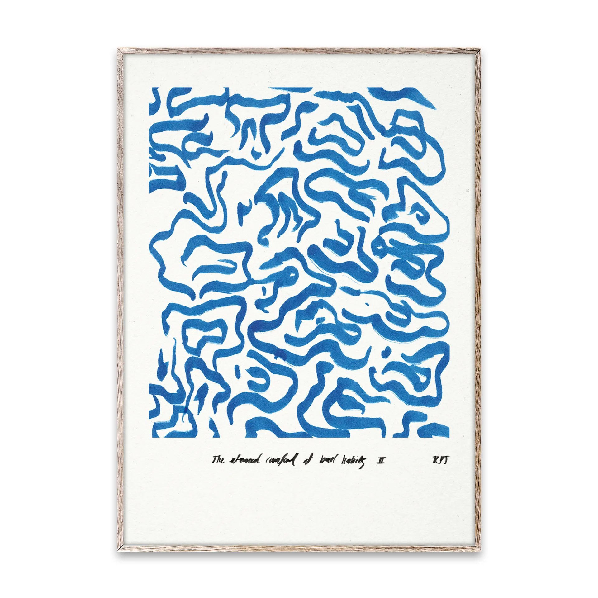 Comfort – Blue plakat, 50 x 70 cm Paper Collective