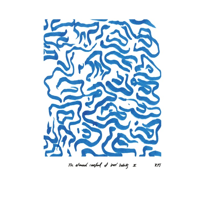 Comfort – Blue plakat, 50 x 70 cm Paper Collective