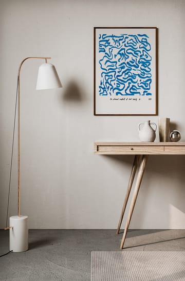 Comfort – Blue plakat - 50 x 70 cm - Paper Collective