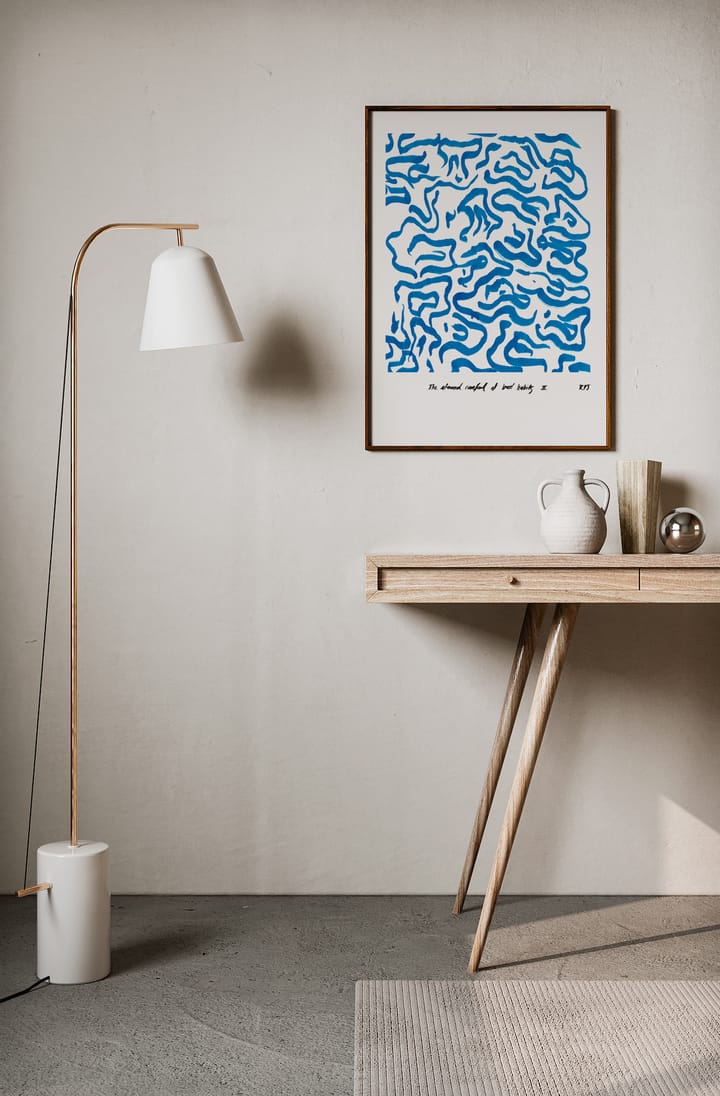 Comfort – Blue plakat, 50 x 70 cm Paper Collective