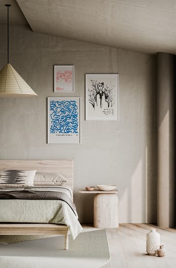 Comfort – Blue plakat - 50 x 70 cm - Paper Collective