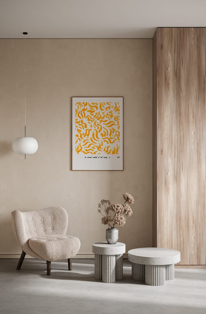 Comfort – Yellow plakat, 30 x 40 cm Paper Collective