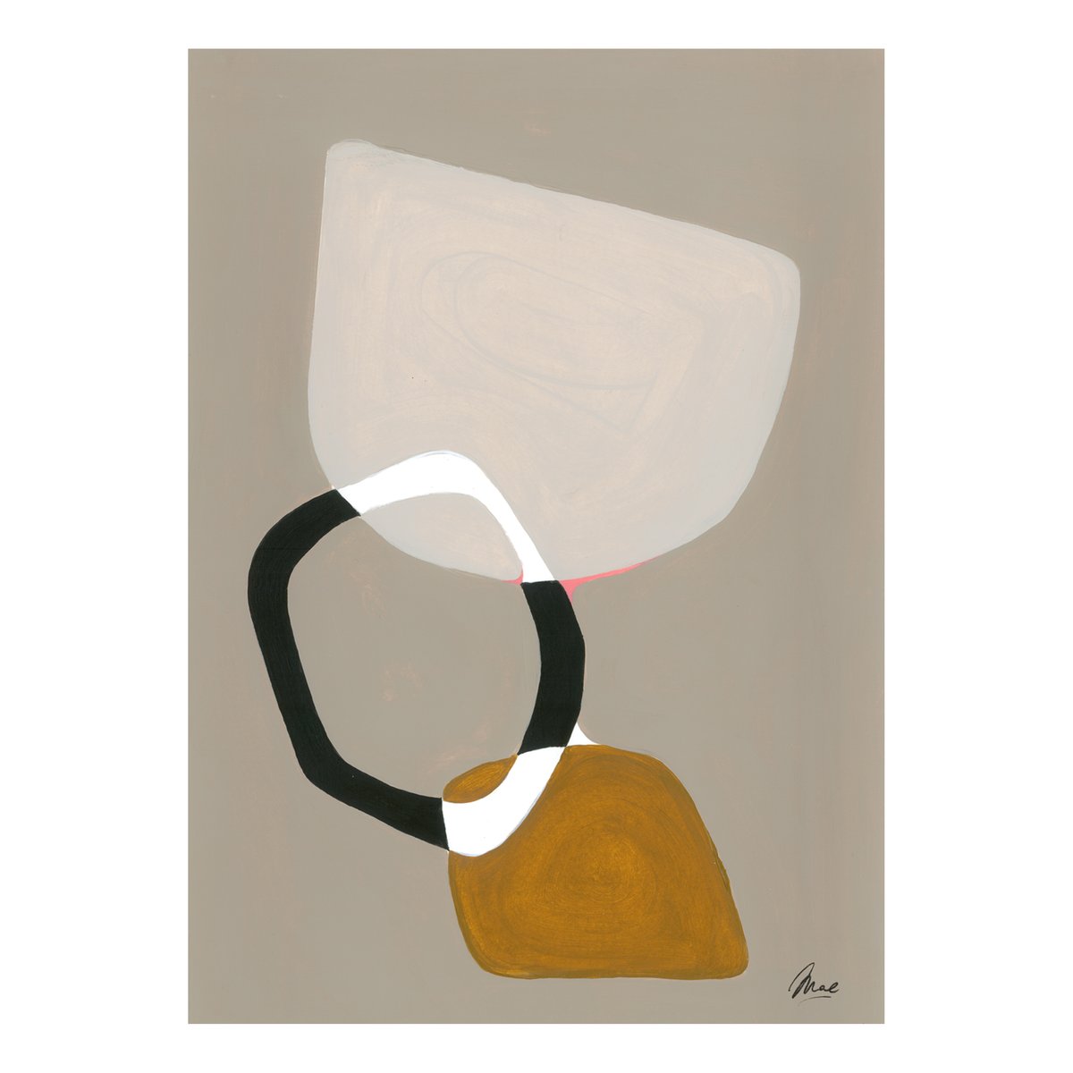 Paper Collective Composition 03 poster 50x70 cm