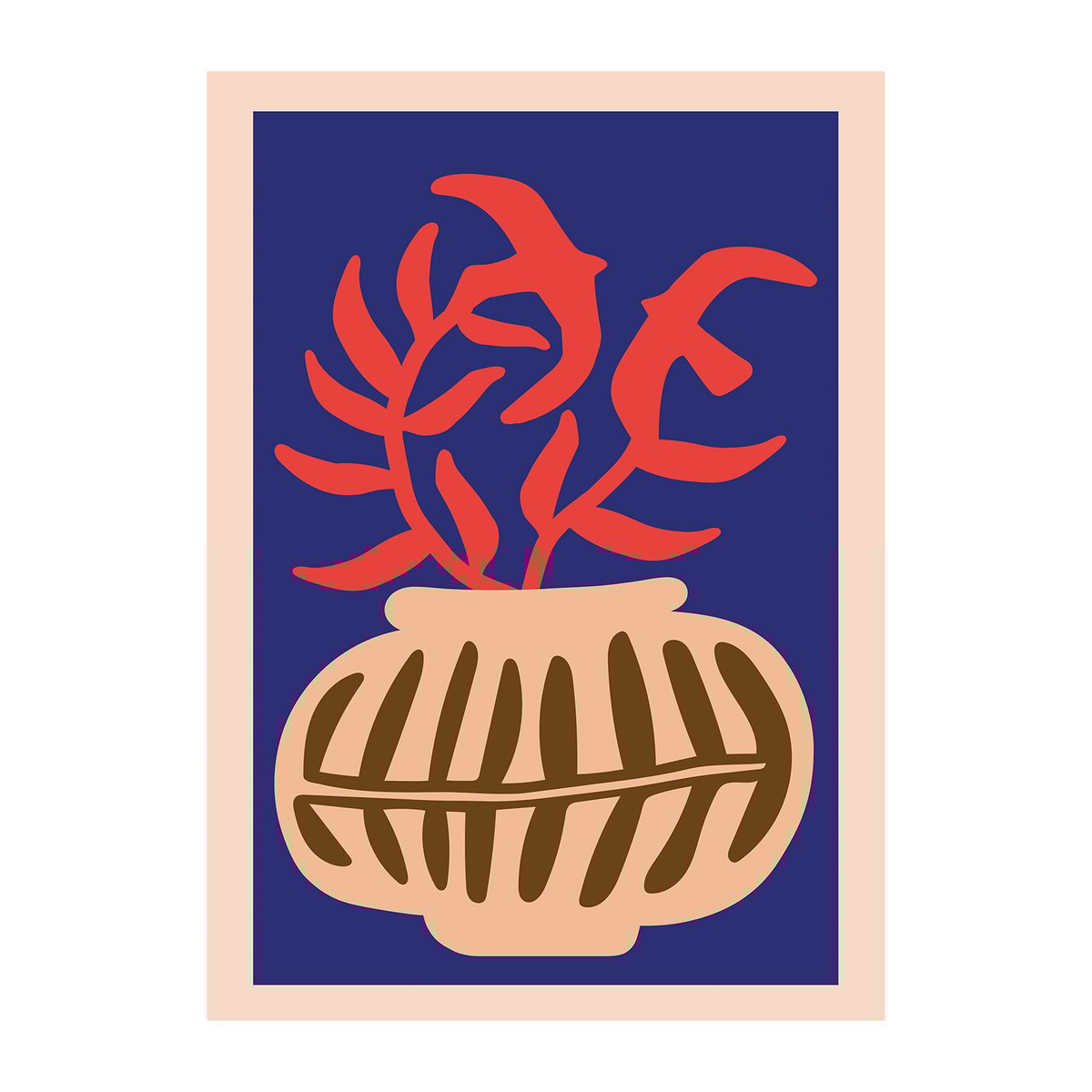Paper Collective Floral Wings plakat 30x40 cm