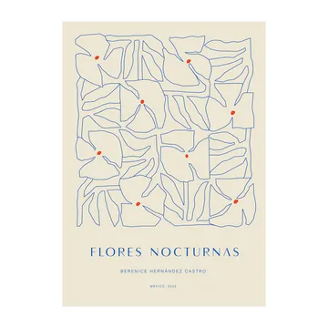 Flores Nocturnas 01 plakat - 50 x 70 cm - Paper Collective