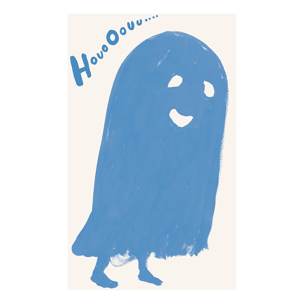 Paper Collective HouoOouu blue plakat 30 x 40 cm