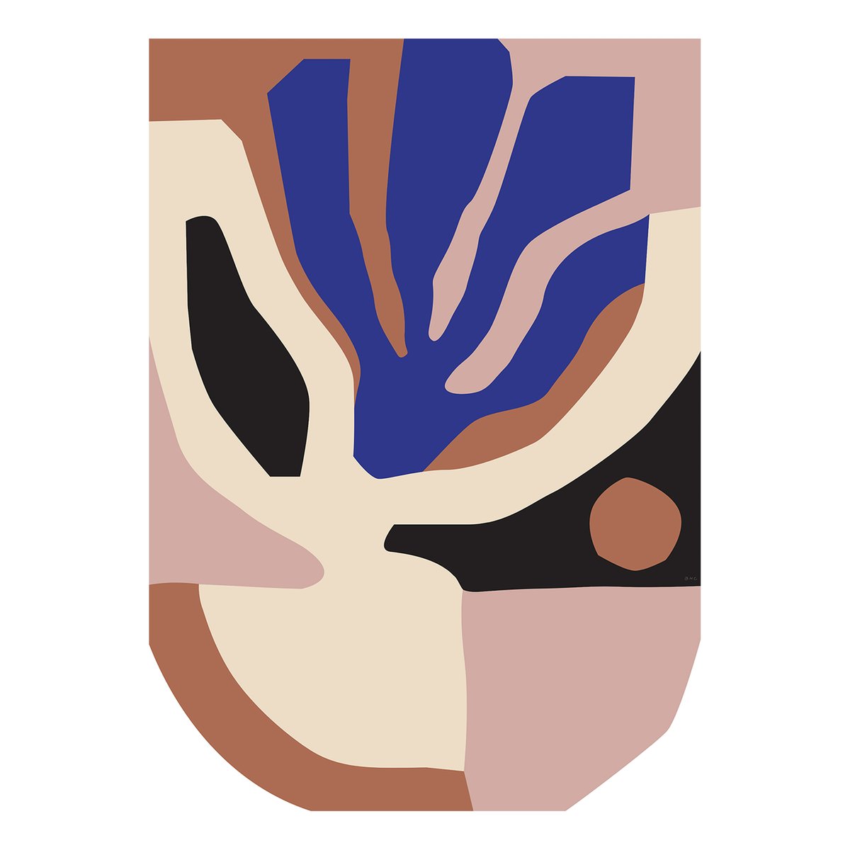Paper Collective Monstera plakat 50 x 70 cm