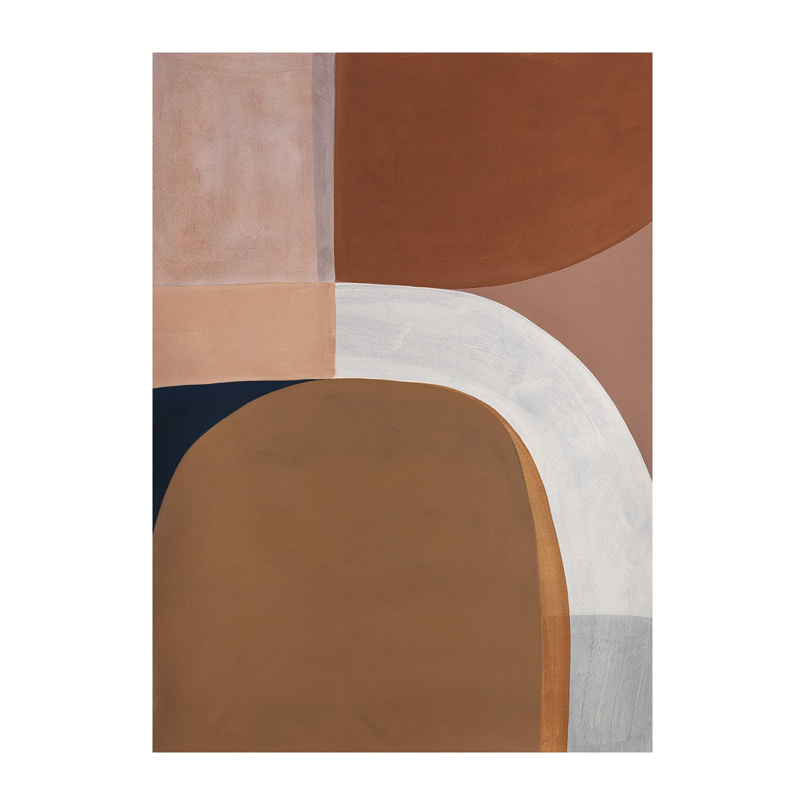 Painted Shapes 01 plakat, 70x100 cm Paper Collective