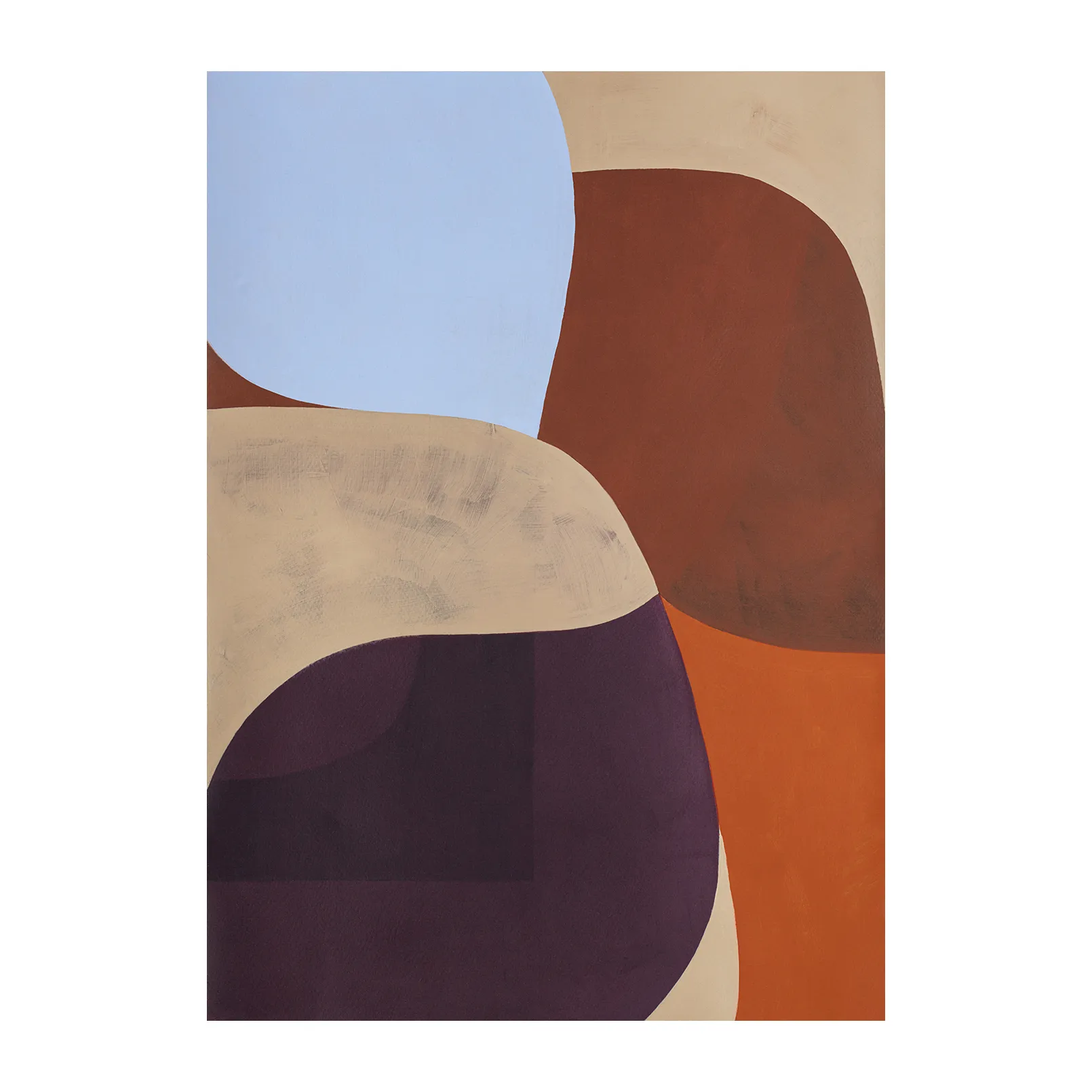 Painted Shapes 02 plakat, 30x40 cm Paper Collective