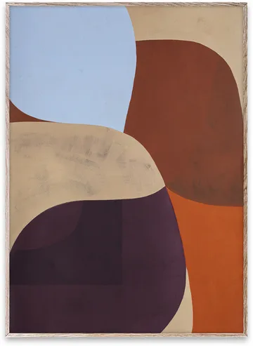 Painted Shapes 02 plakat - 30x40 cm - Paper Collective