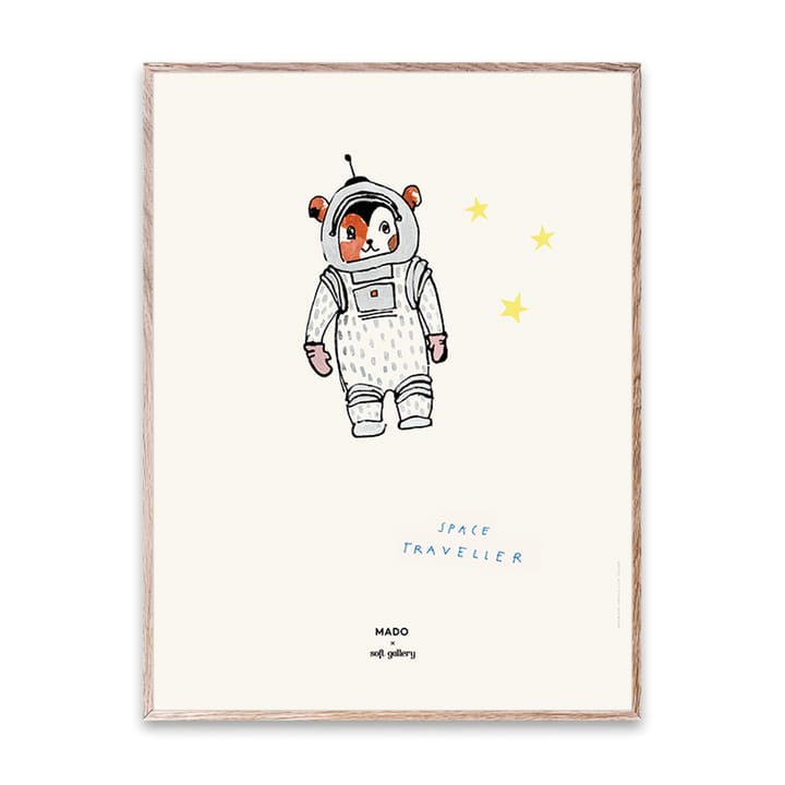 Space Traveller plakat, 30 x 40 cm Paper Collective