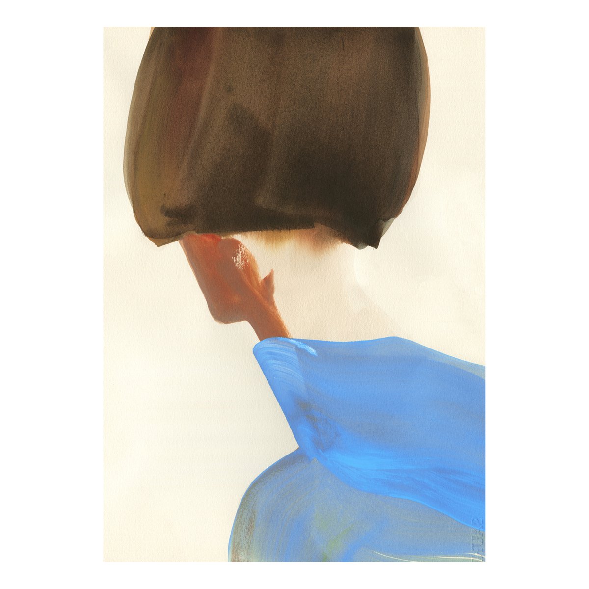 Paper Collective The Blue Cape poster 30x40 cm