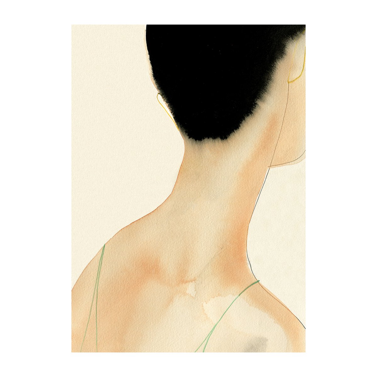 Paper Collective The Green Camisole plakat 30 x 40 cm