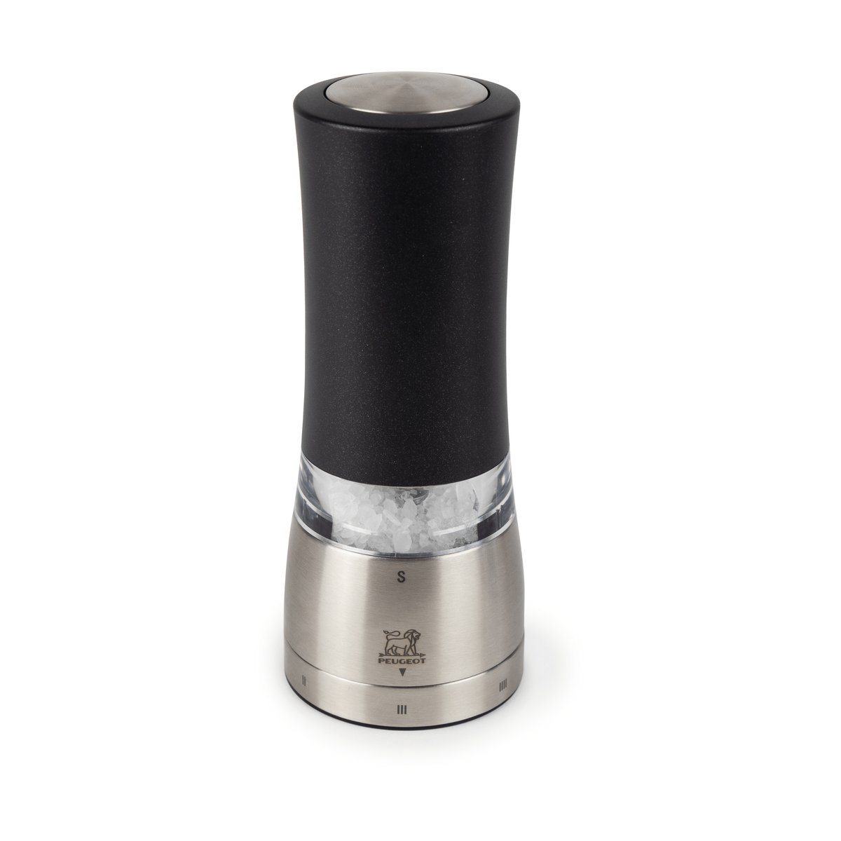 Peugeot Daman elektrisk saltkvern 16 cm Svart