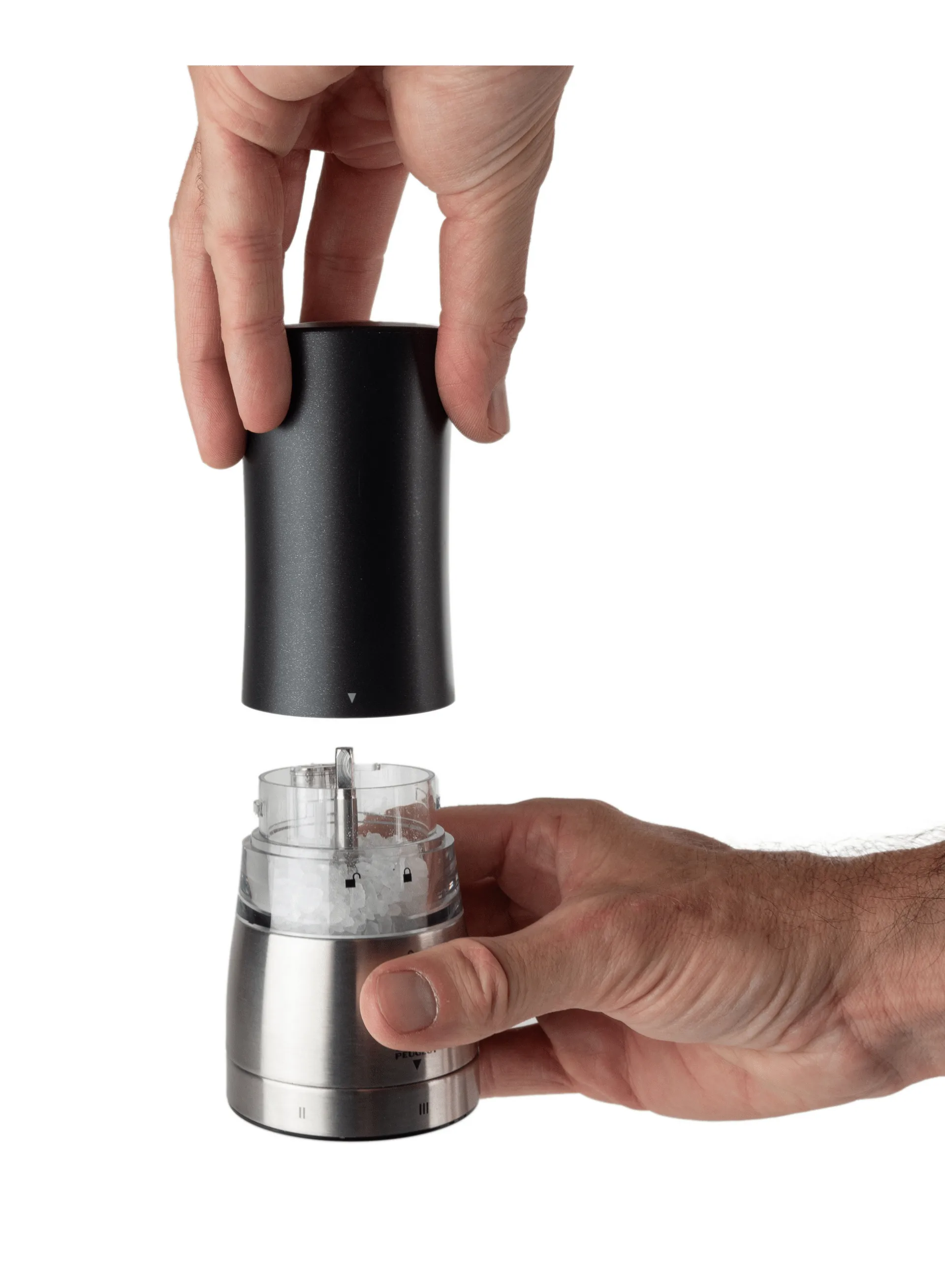 Daman elektrisk saltkvern 16 cm, Svart Peugeot