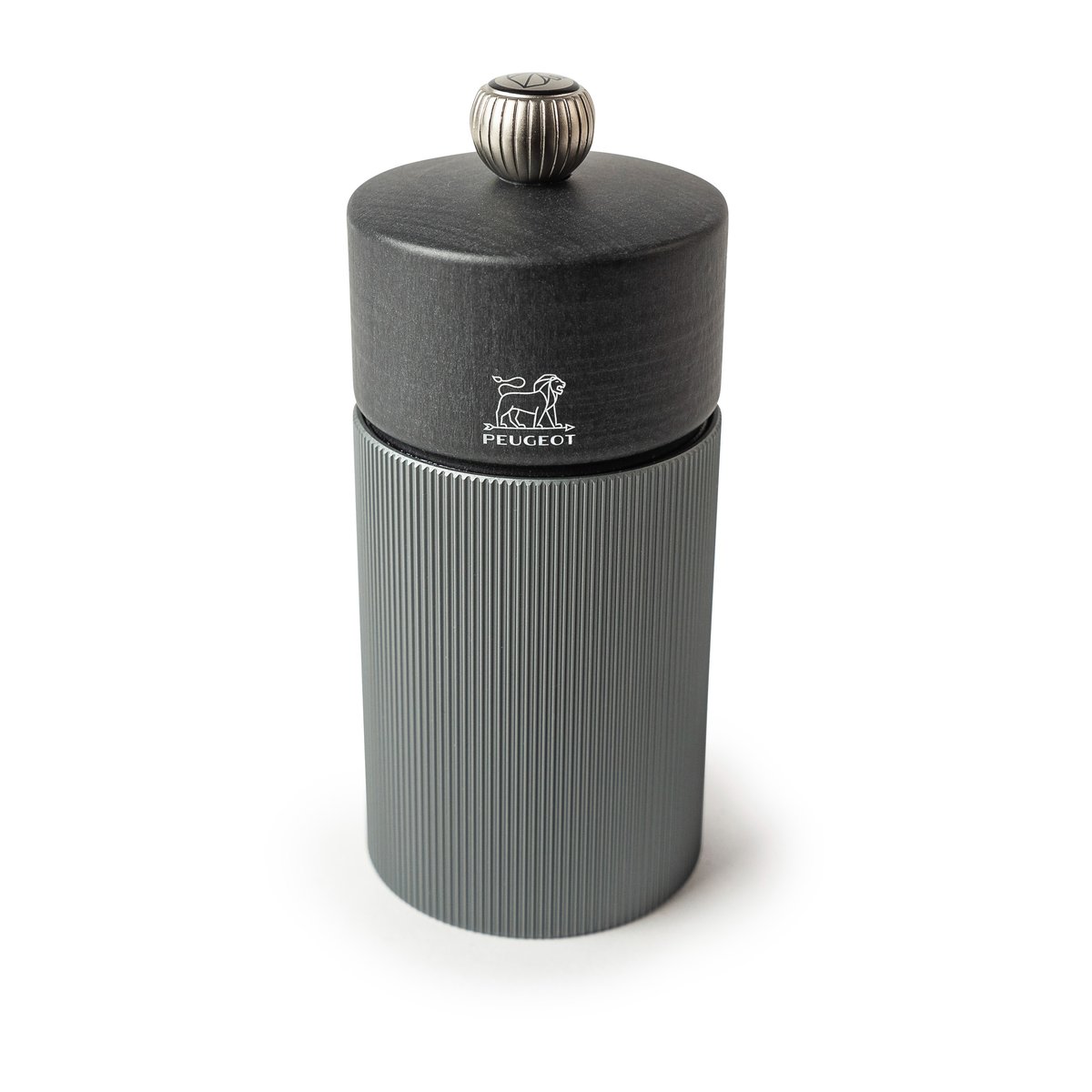 Line Dark pepperkvern 12 cm Wood-aluminium