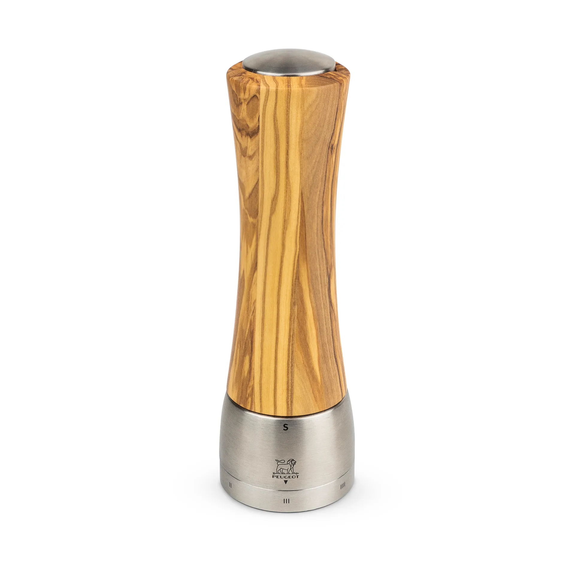 Madras Z saltkvern 21 cm, Olive wood-stainless steel Peugeot