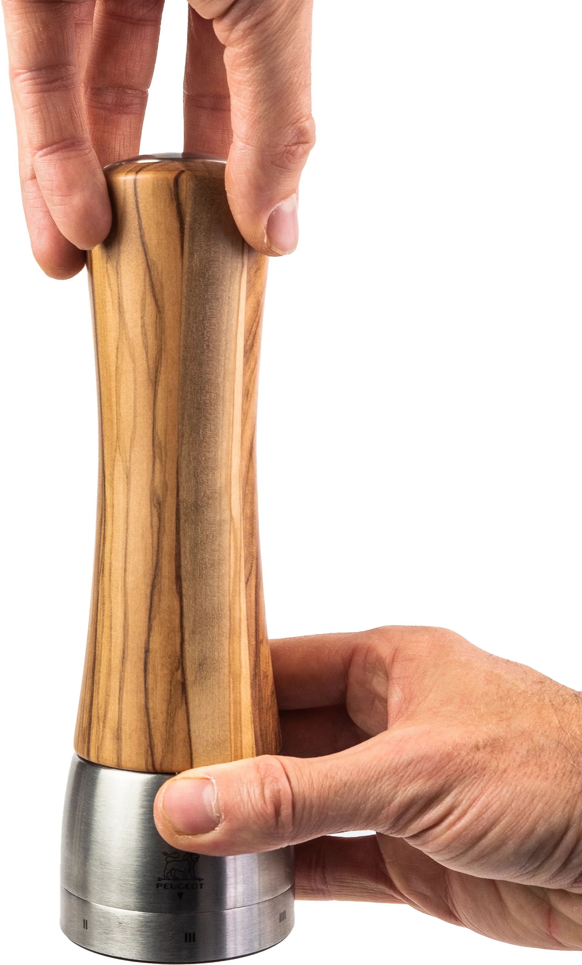 Madras Z saltkvern 21 cm, Olive wood-stainless steel Peugeot