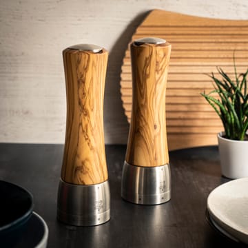 Madras Z saltkvern 21 cm - Olive wood-stainless steel - Peugeot