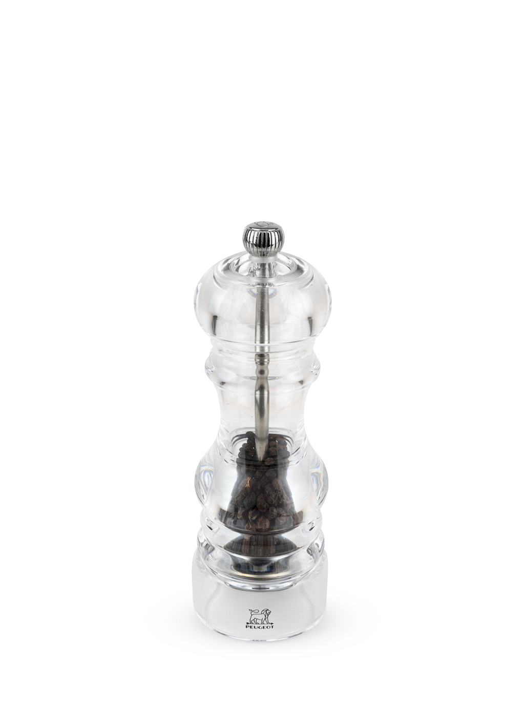Pepper mill Nancy 18 cm Clear Acrylic
