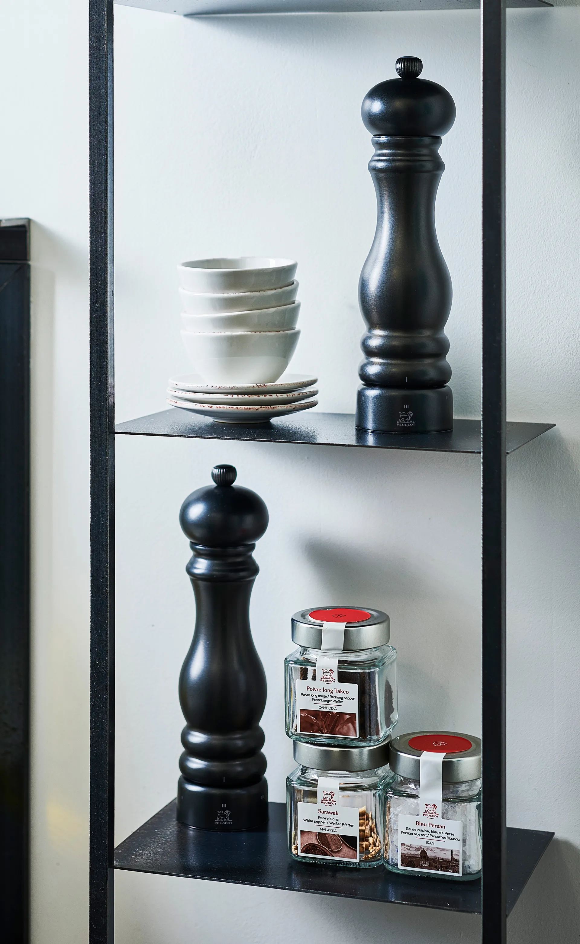 Paris Chef u'Select Z saltkvern 22cm, Carbon Peugeot