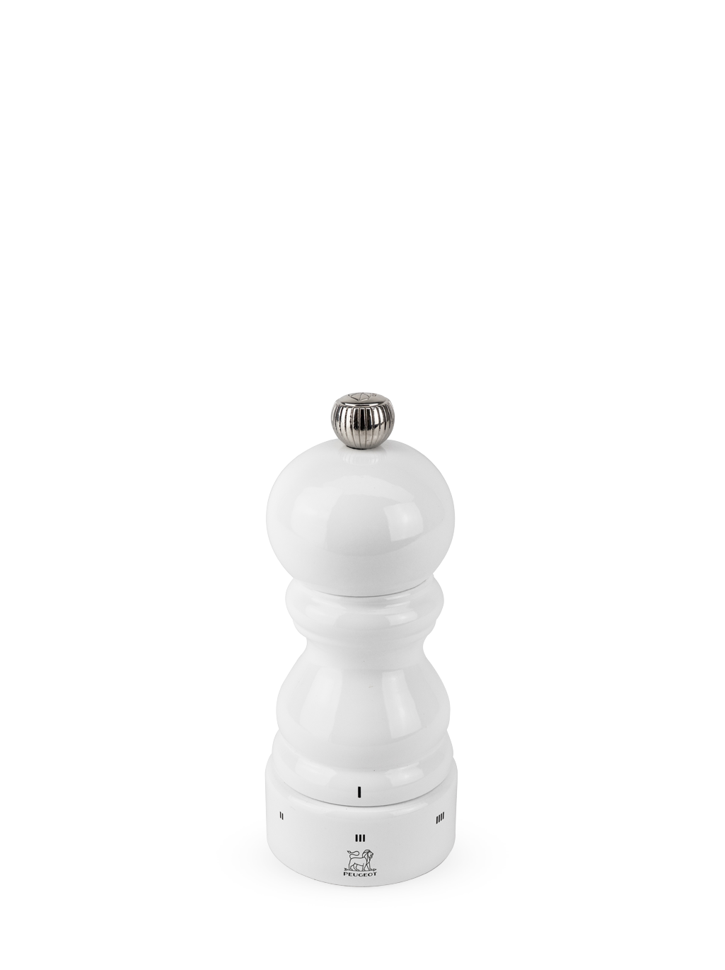 Salt mill Paris uS 12 cm White lacquer Beech