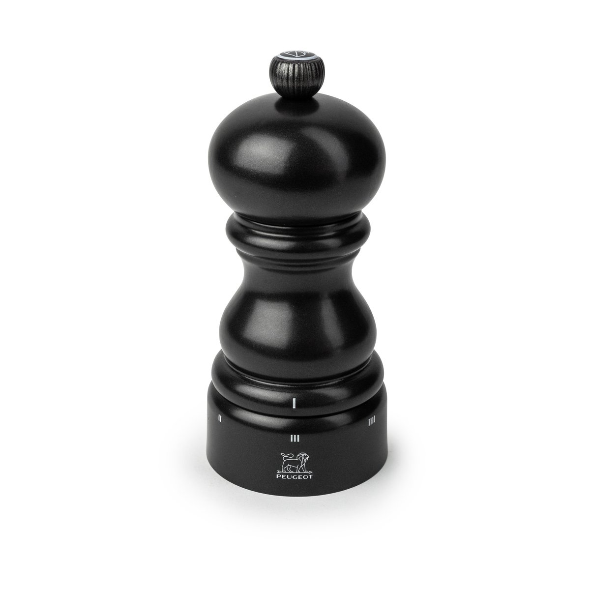 Paris pepper grinder U Select wood black satin 12 cm