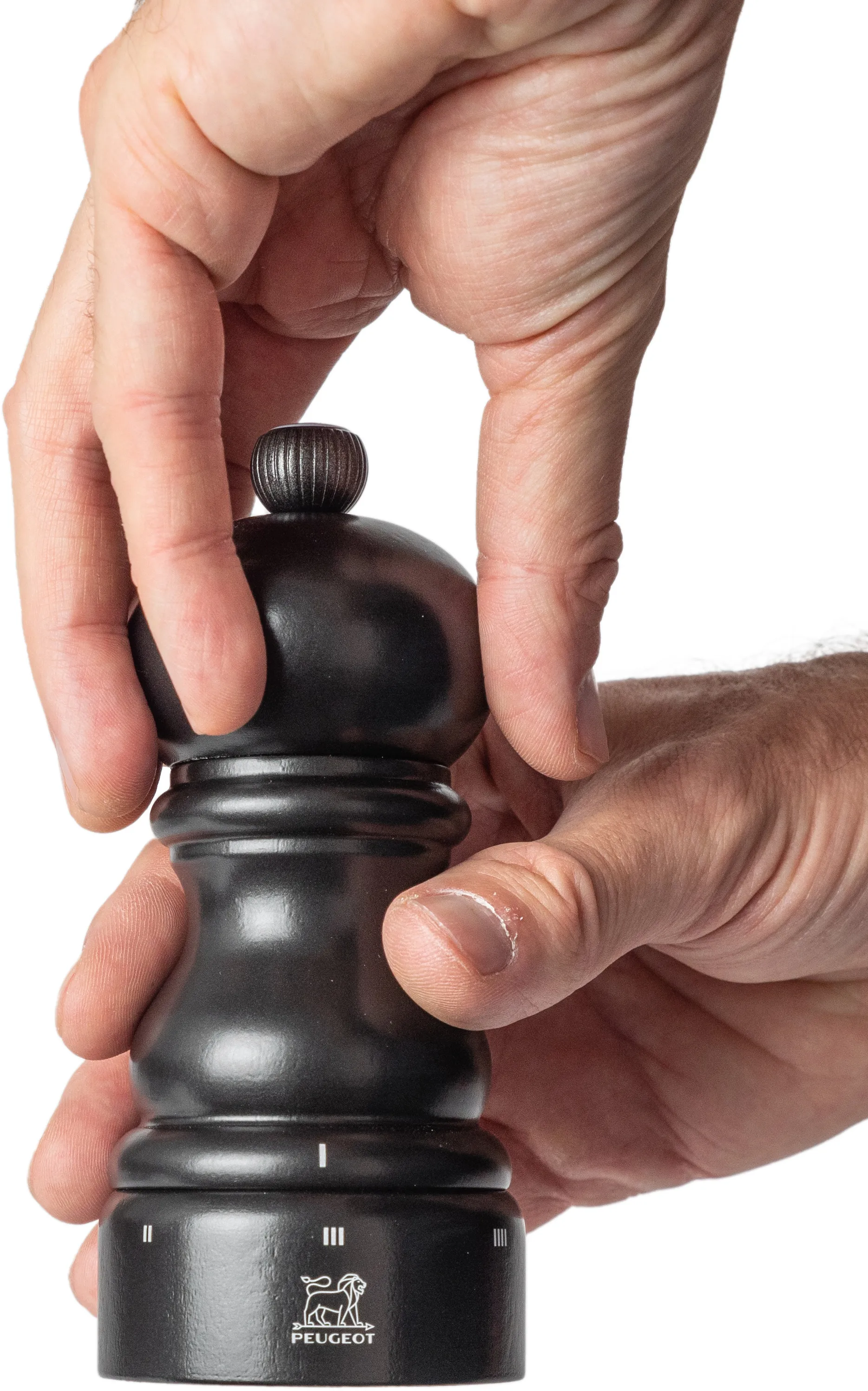 Paris u'Select Z saltkvern 12 cm, Satin black Peugeot