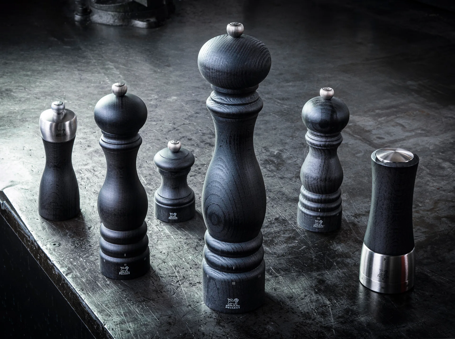 Paris u'Select Z saltkvern 18 cm, Graphite Peugeot