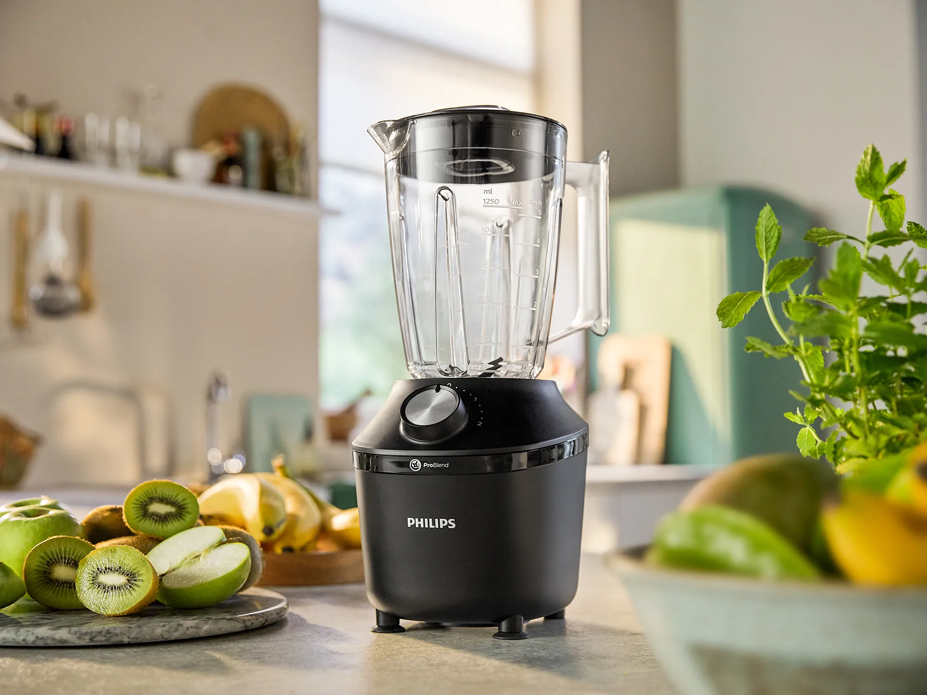 3000-serien blender HR2291/01 2 L, Black Philips