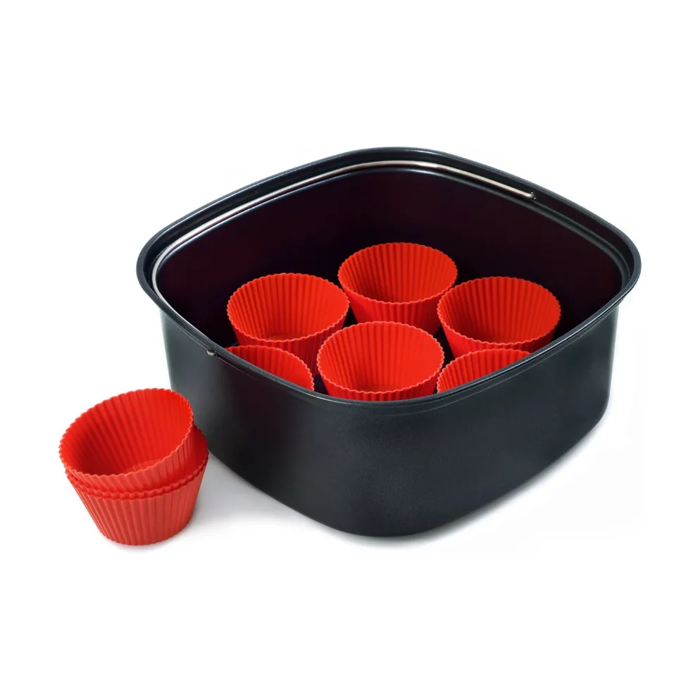 Philips Air fryer kurv XXL HD9956/00 ekstra stor 10 deler, Black Philips