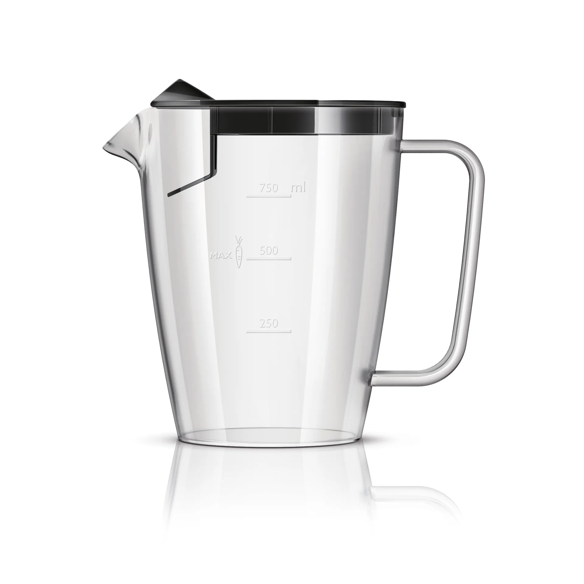 Viva råsaftsentrifuge HR1855/70 2 L, Black Philips