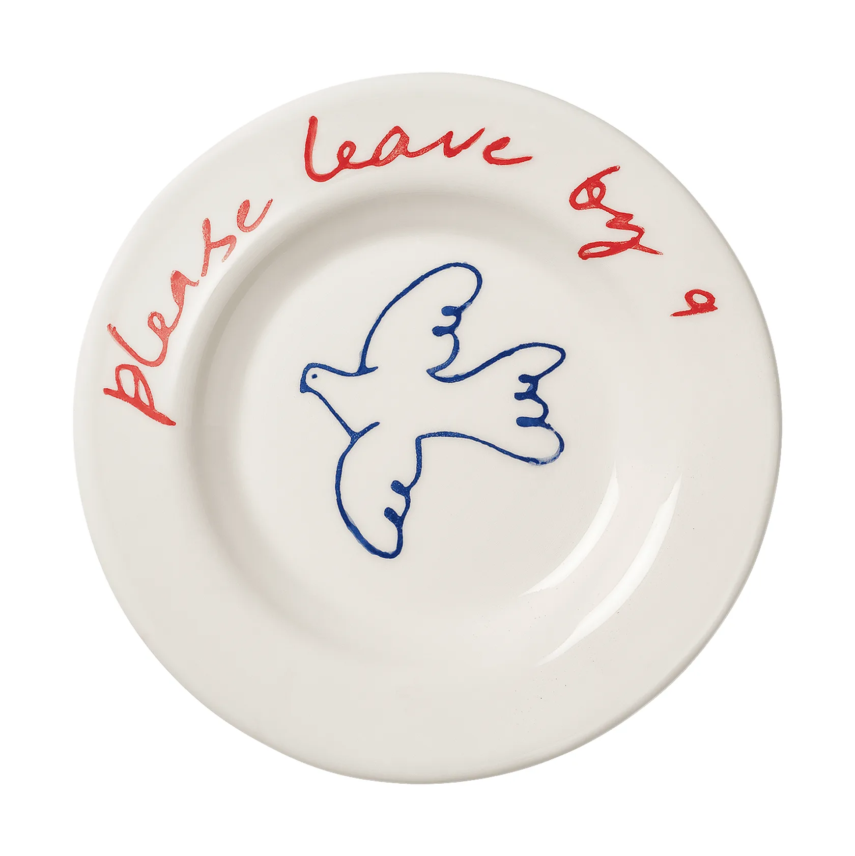 Bird tapas-tallerken, Blue, 15 cm Pick a Poppy