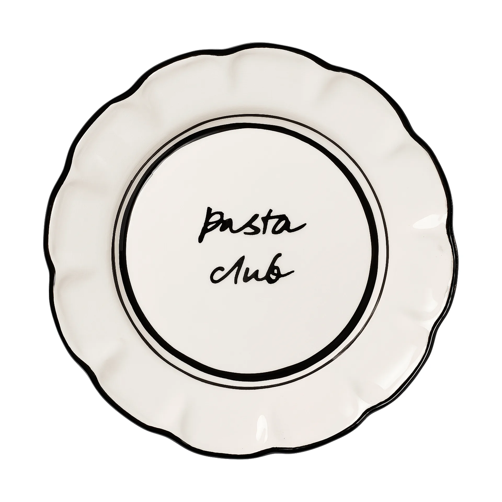 Bistro salattallerken, Black, 21,5 cm Pick a Poppy