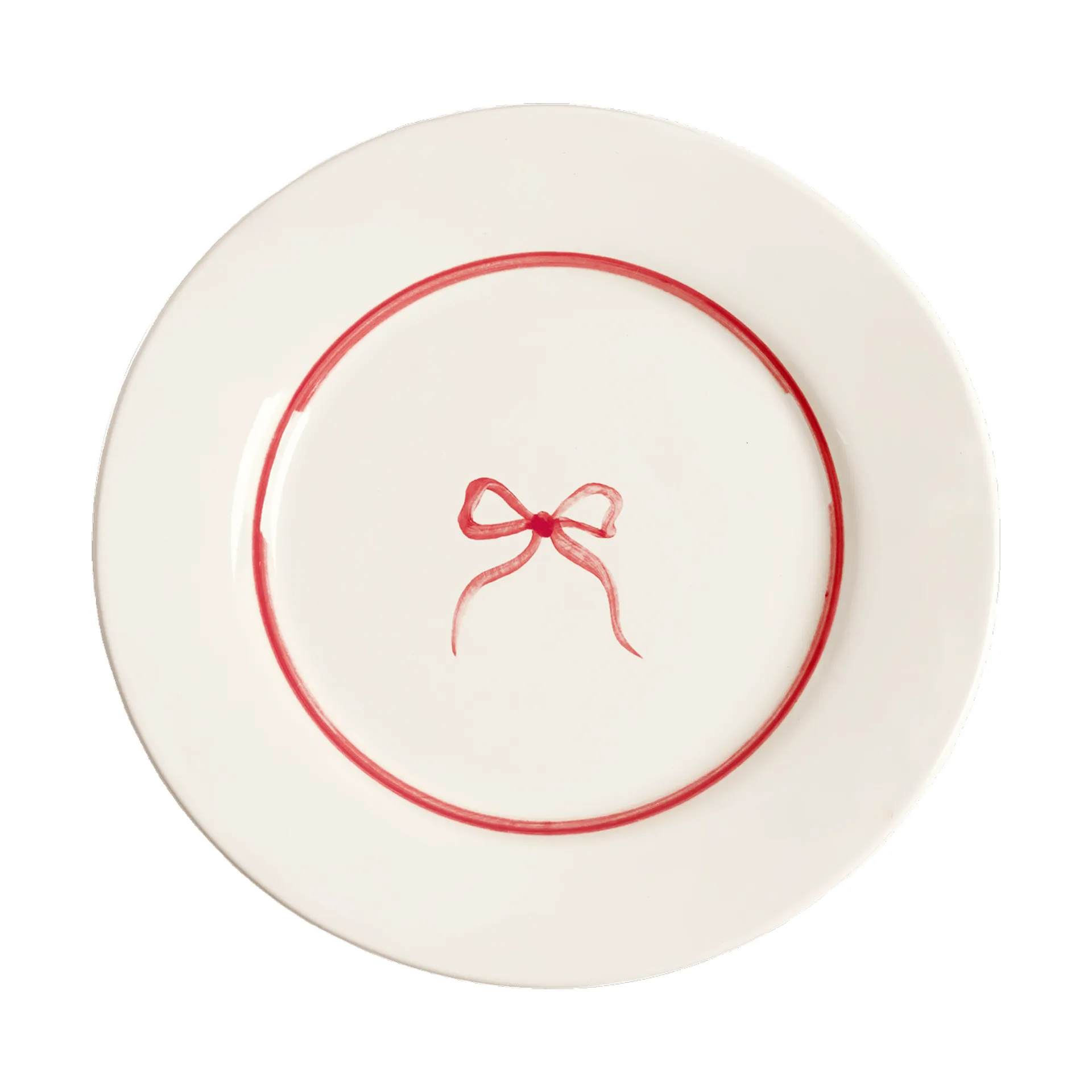 Bow salatttallerken, Dark Pink, 22 cm Pick a Poppy