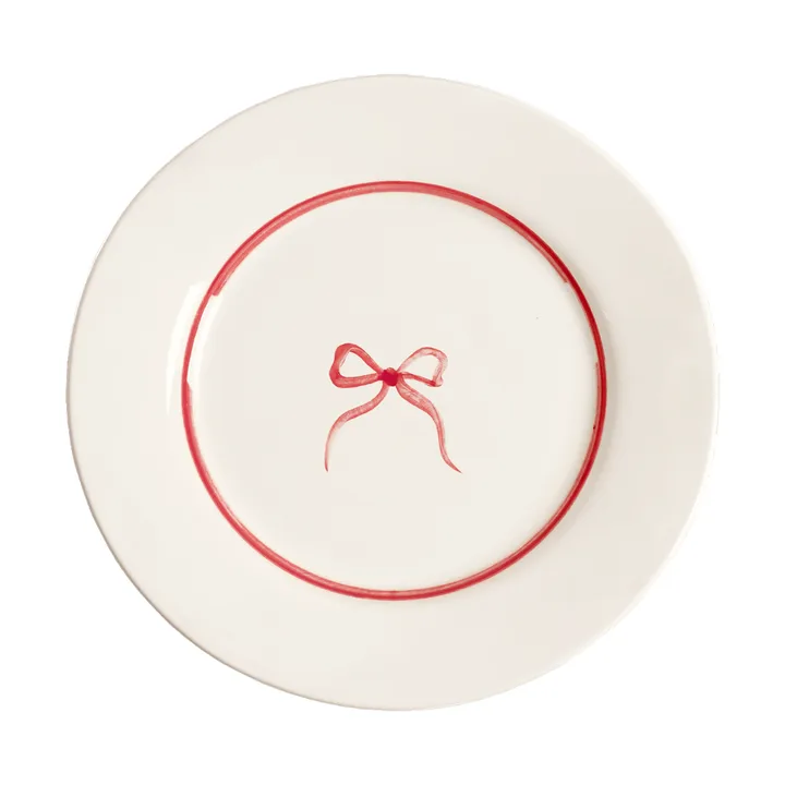 Bow salatttallerken - Dark Pink, 22 cm - Pick a Poppy