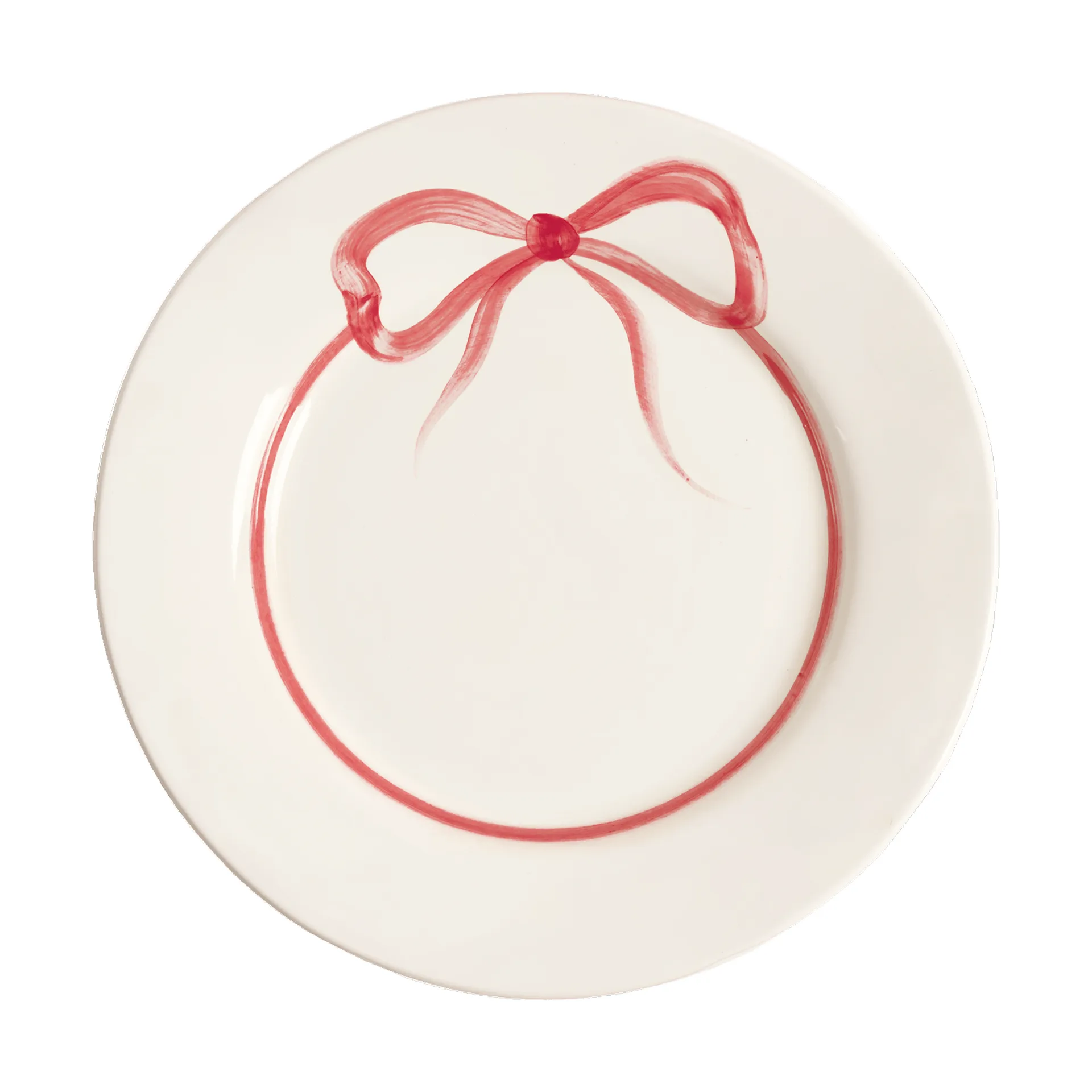 Bow tallerken, Dark Pink, 28 cm Pick a Poppy