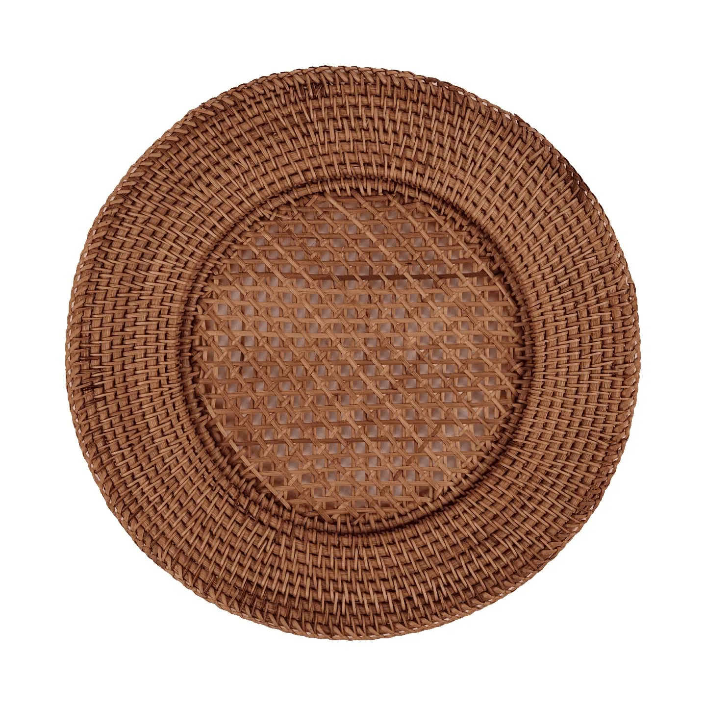 Classic Rattan bordbrikke, Dark Brown, 33 cm Pick a Poppy