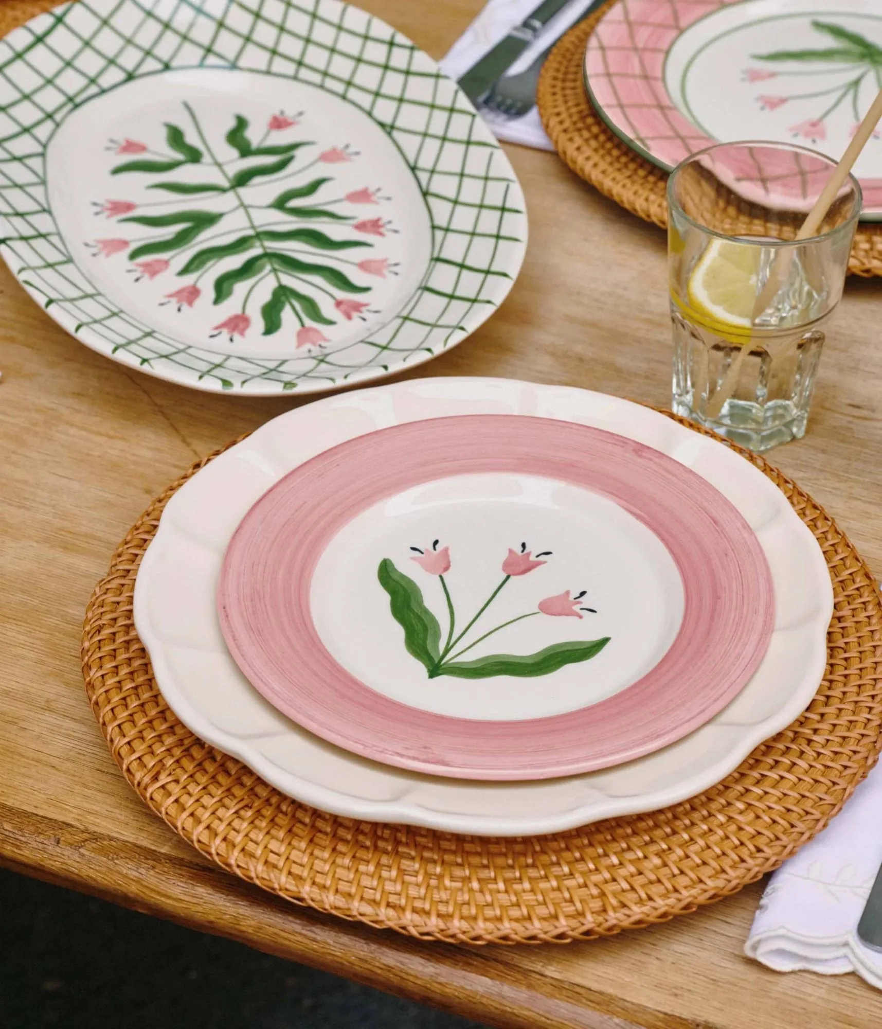 Madelen Möllard Tulip salattallerken, Pink, 22 cm Pick a Poppy