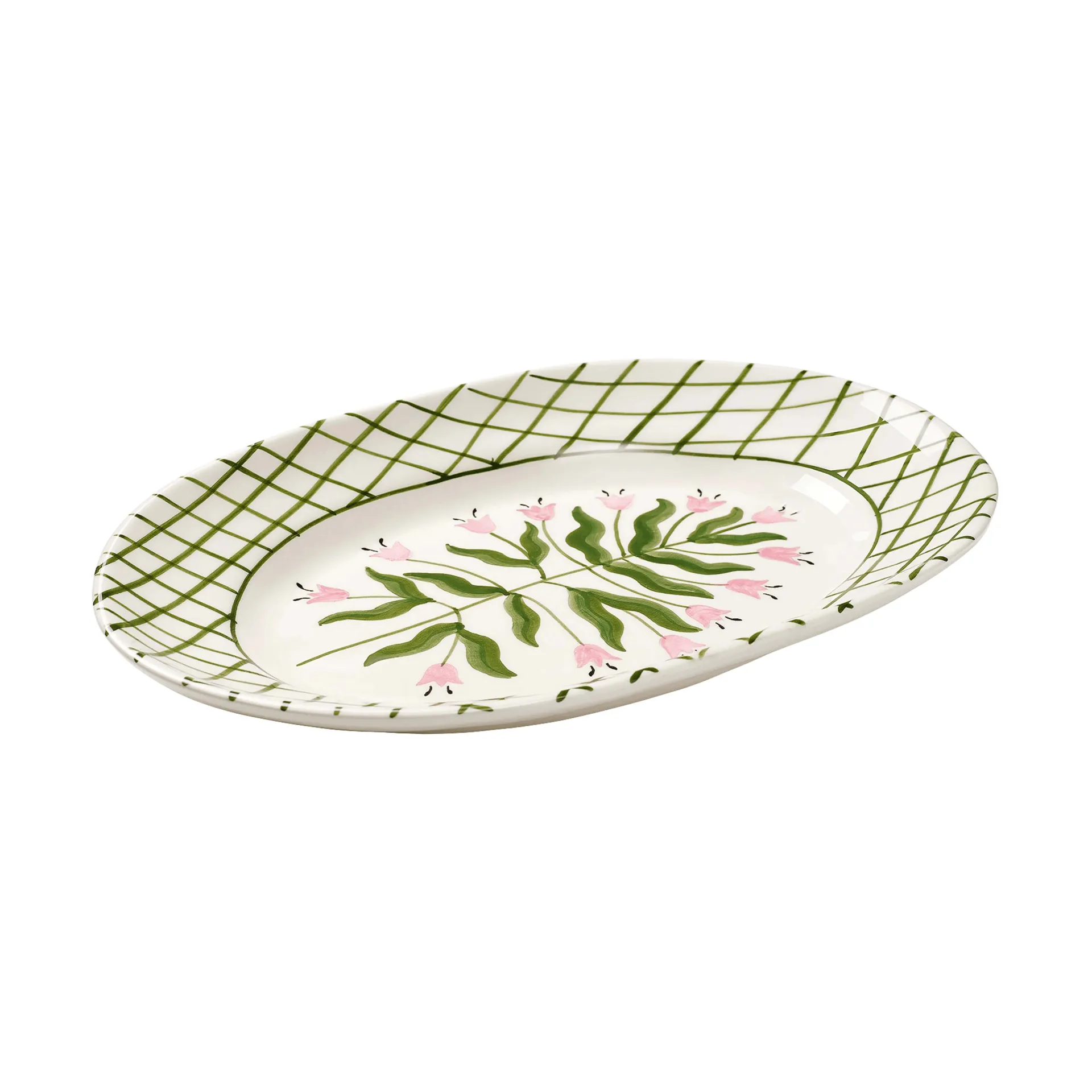 Madelen Möllard Tulip serveringsfat, Green, 38,5 cm Pick a Poppy
