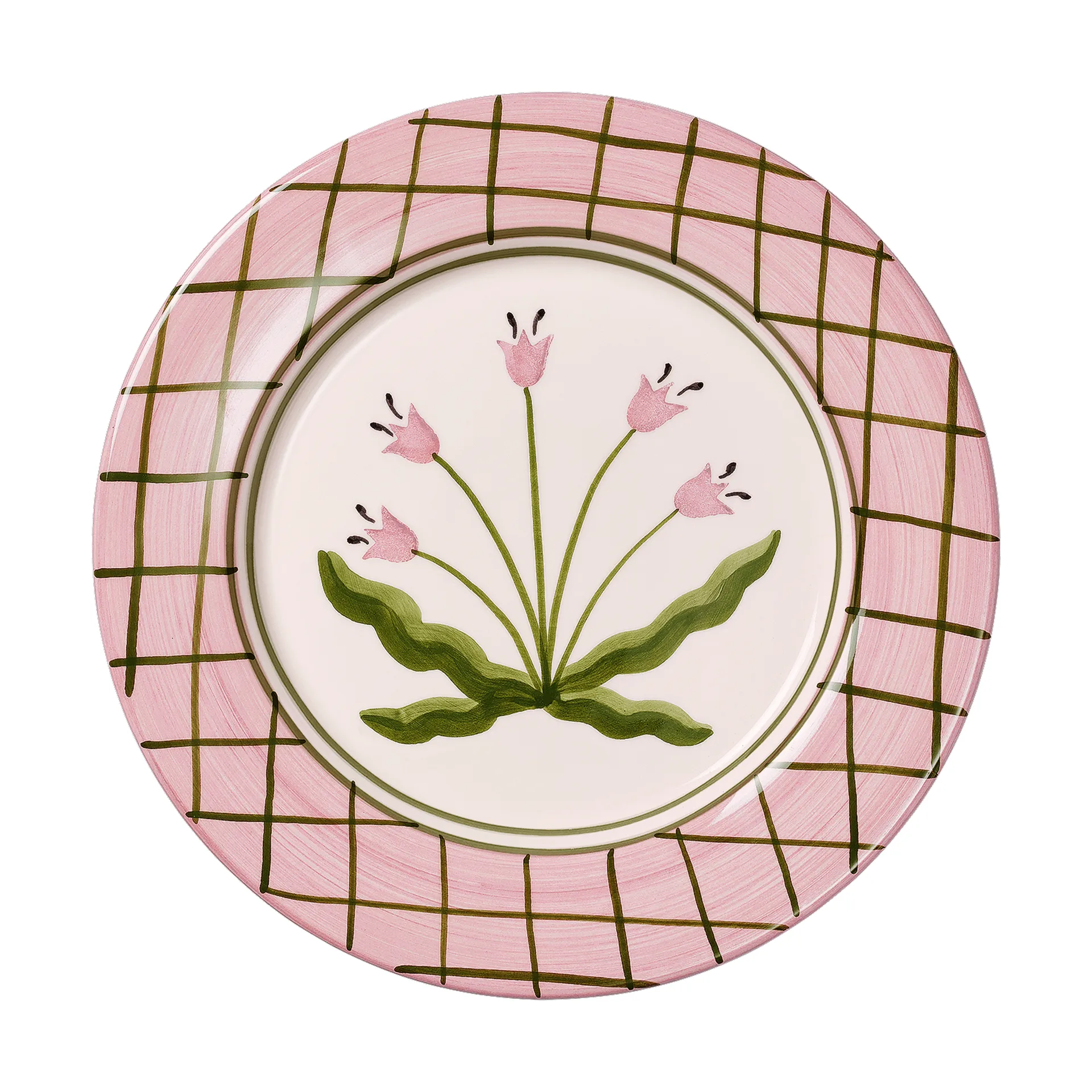Madelen Möllard Tulip tallerken, Pink, 28 cm Pick a Poppy