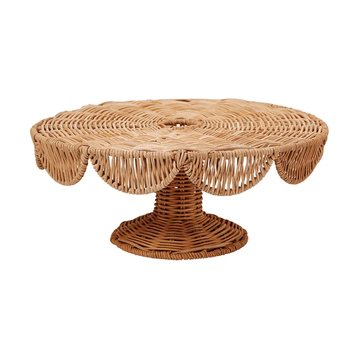 Scallop Cake serveringsfat - Natural, 30x12 cm - Pick a Poppy