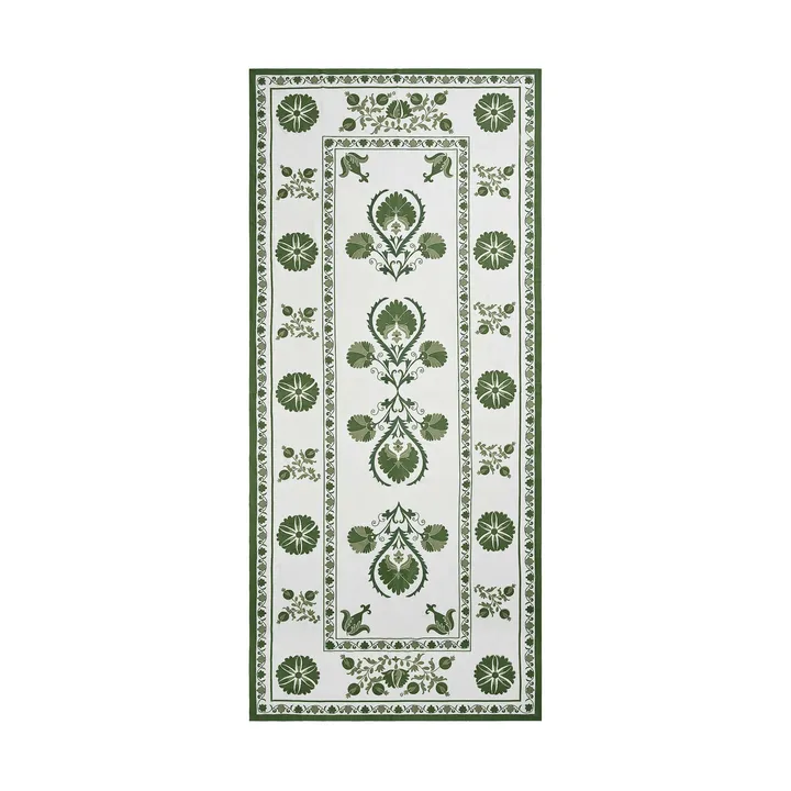 Suzani duk - Green, 350x150 cm - Pick a Poppy
