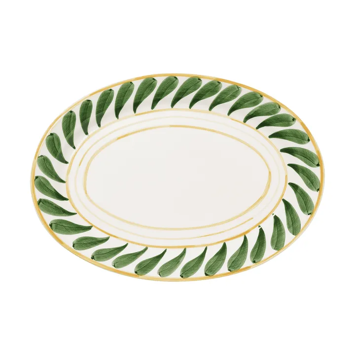 Swirl serveringsfat - Green, 32 cm - Pick a Poppy