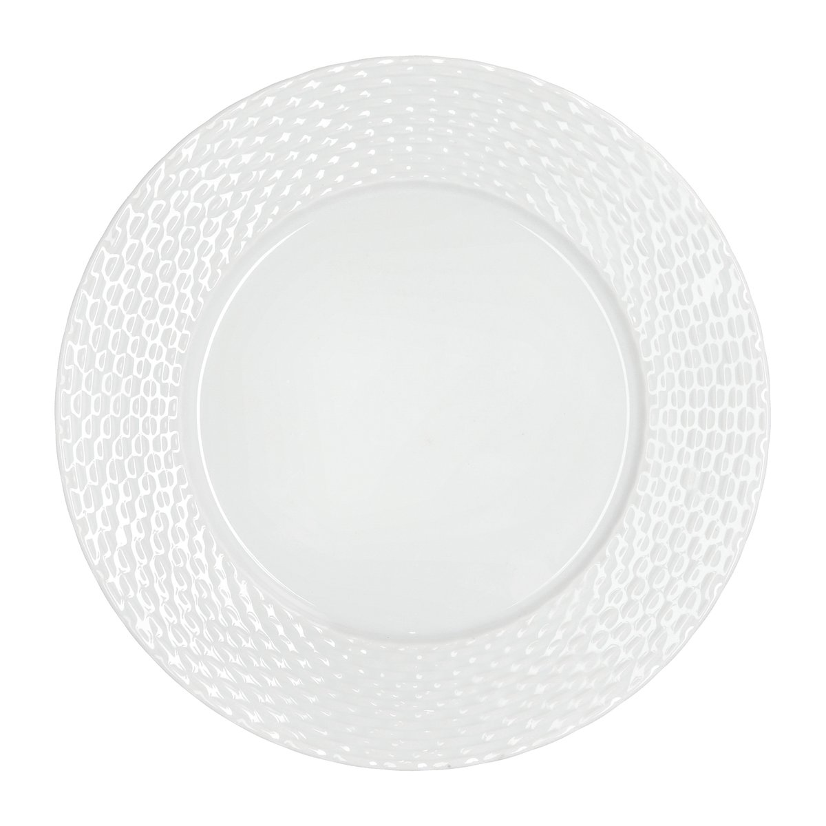 Pillivuyt - Basket tallerken 22 cm hvit